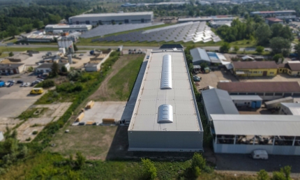 Novostavba haly, Hodonín