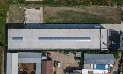 Novostavba haly, Hodonín